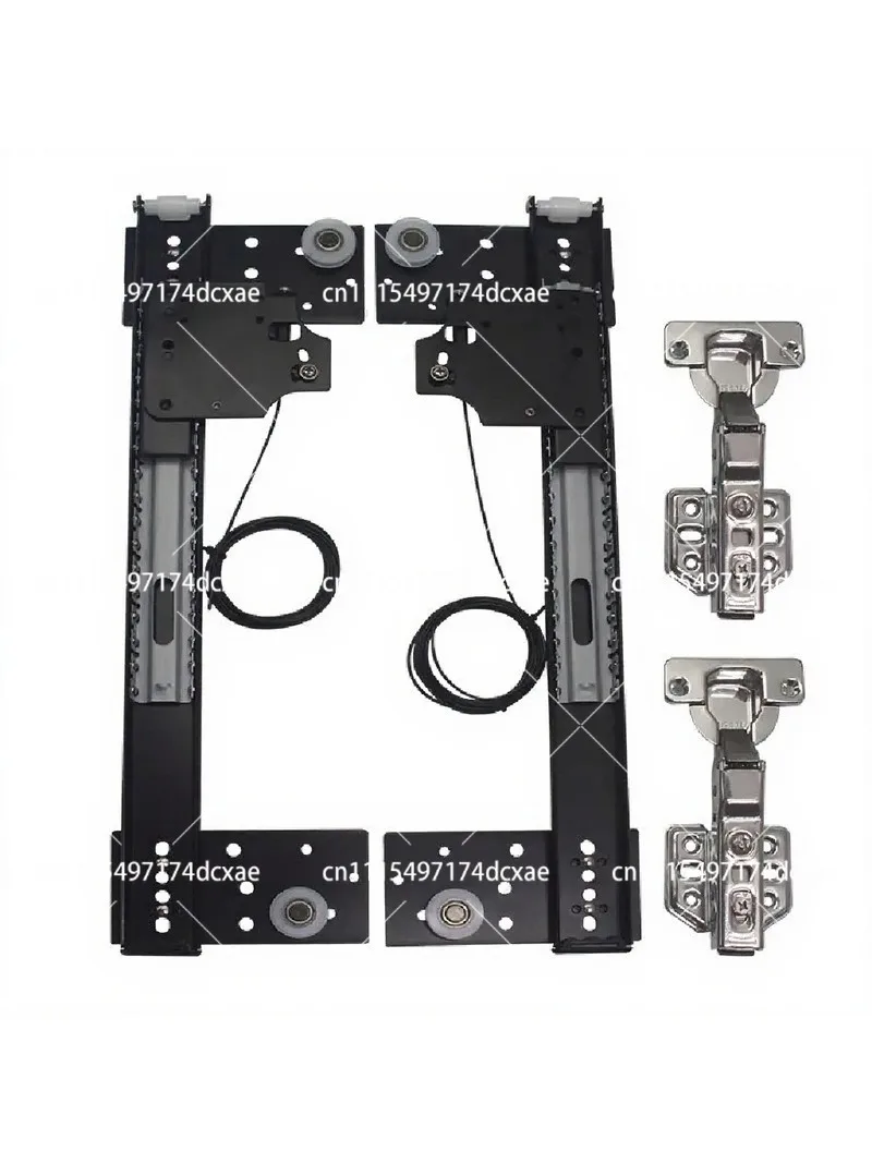 Folding Swing Door Slide Rail Telescopic Side Mounted Cabinet Track Hardware Accessories