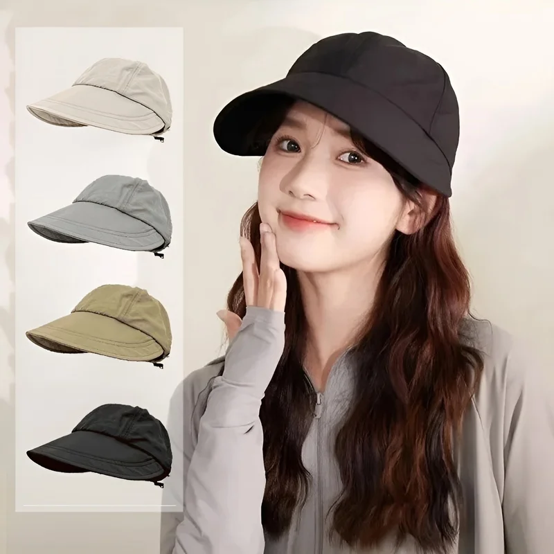 Outdoor Sun Cap Men and Women's Light Sun Cap fast dry cool hat casual car wool