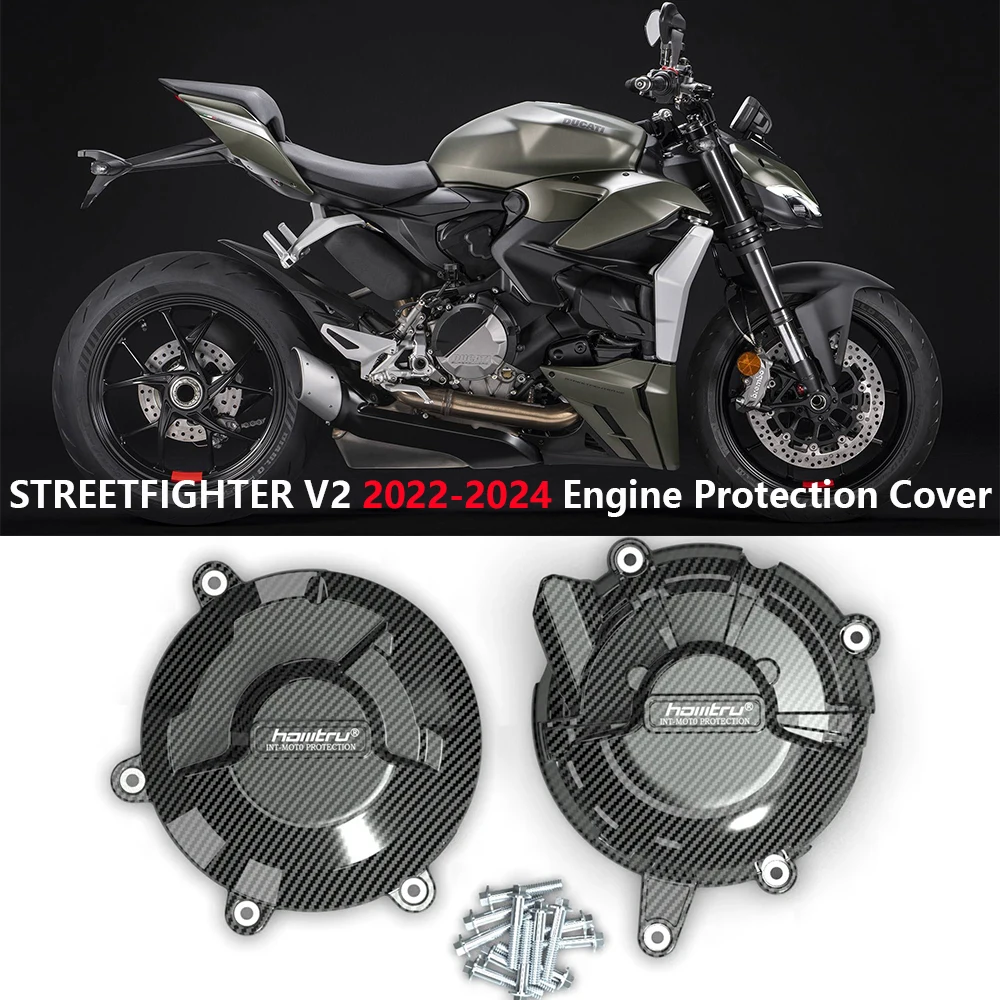 

Motorcycle Alternator Clutch Engine Protection Cover For Ducati STREETFIGHTER V2 2022 2023 2024 Engine Protection Cover