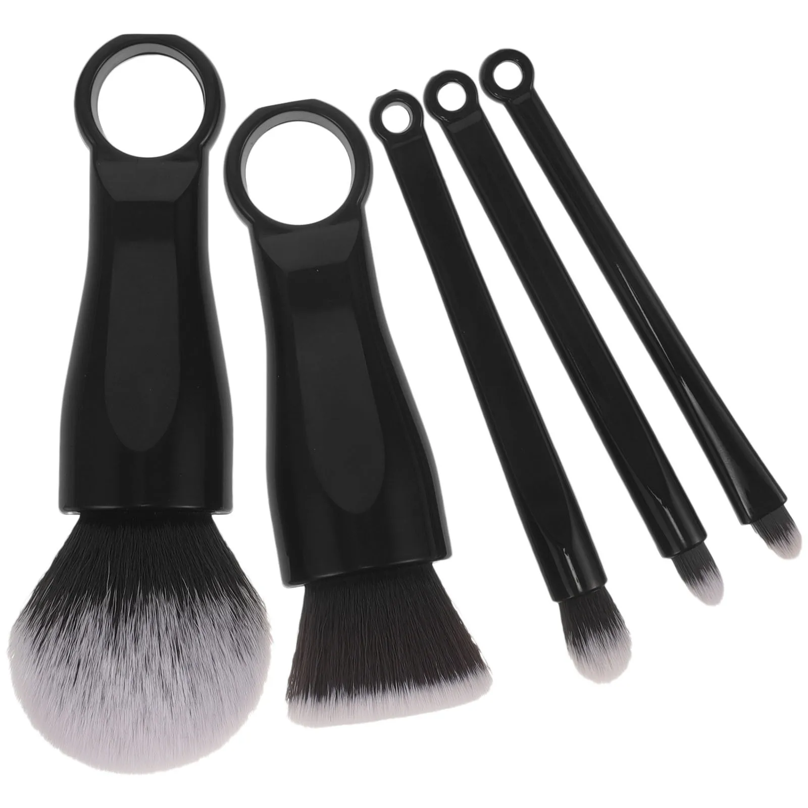

5Pcs Makeup Brushes Foundation Powder Blending Set Portable Tools Makeup Brush Face Brush Set Make Up Foundation