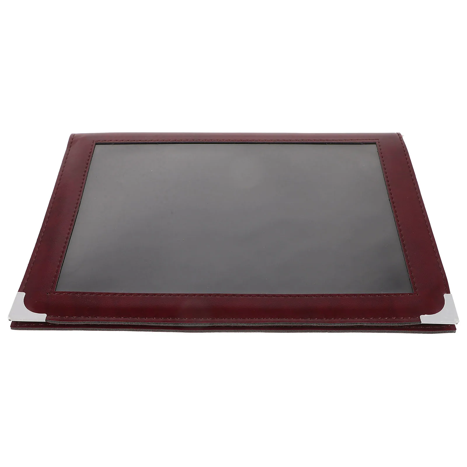 Cubierta transparente para menú de restaurante, soporte transparente para menú de 8 páginas, carpeta reemplazable, organiza menús para cafetería y restaurante