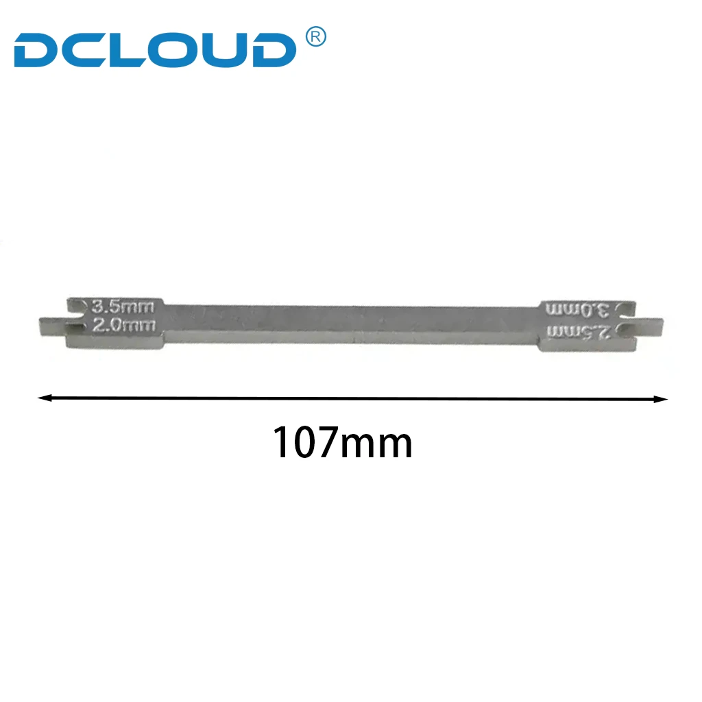 DCLOUD 1Pc Dental Orthodontic Bracket Positioner Gauge Stainless Steel Rod Star Gauge Height Bracket Locator Dentist Instrument