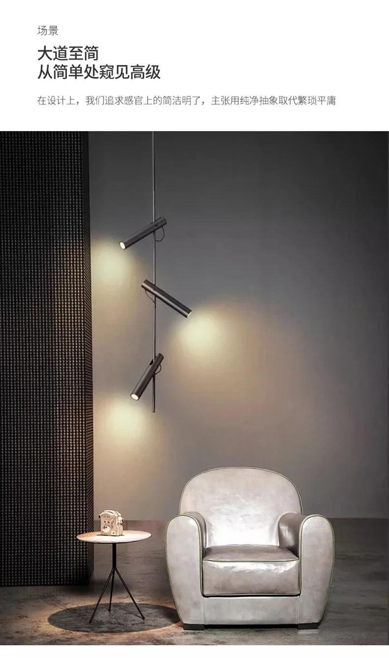 Creative Nordic Chandelier Black Dining Room Island