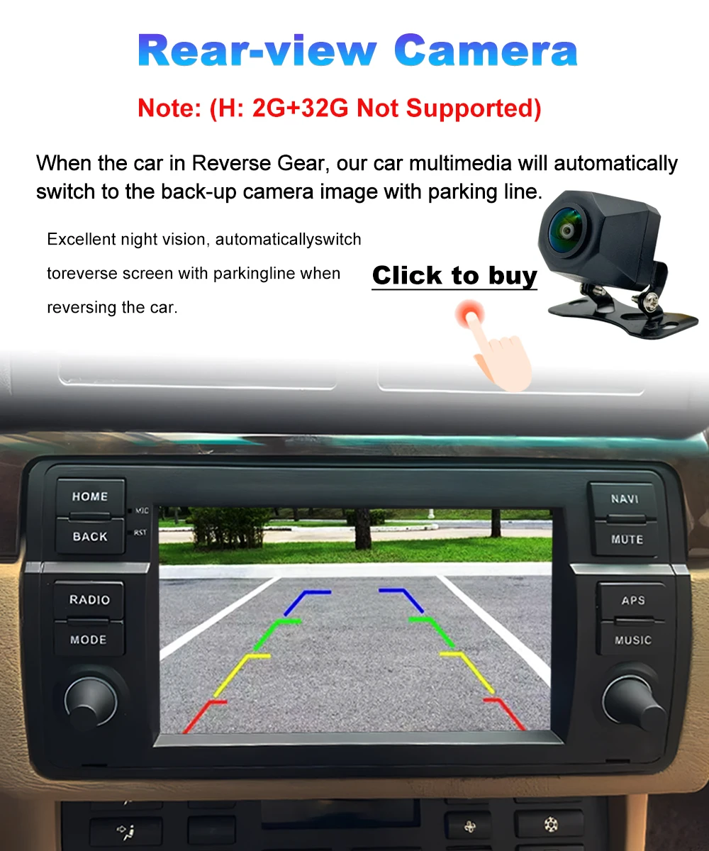 Drahtlose CarPlay Auto Radio Multimedia Video Player Navigation GPS Android Auto für BMW 3er E46 1999-2005 Head Unit Wifi – Detail 16