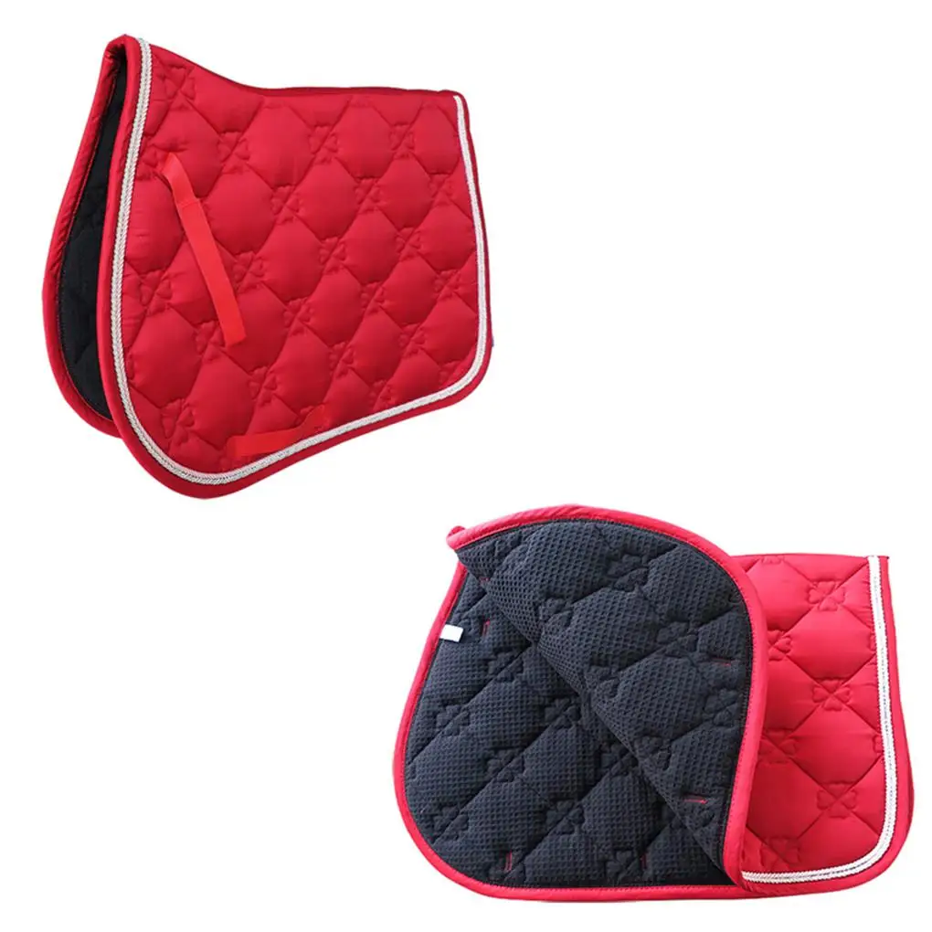 Saddle Pad All Purpose Horse Riding Sweat Absorbent Blends Mat Shock Absorbing Performance Equestrian Jumping Event pad