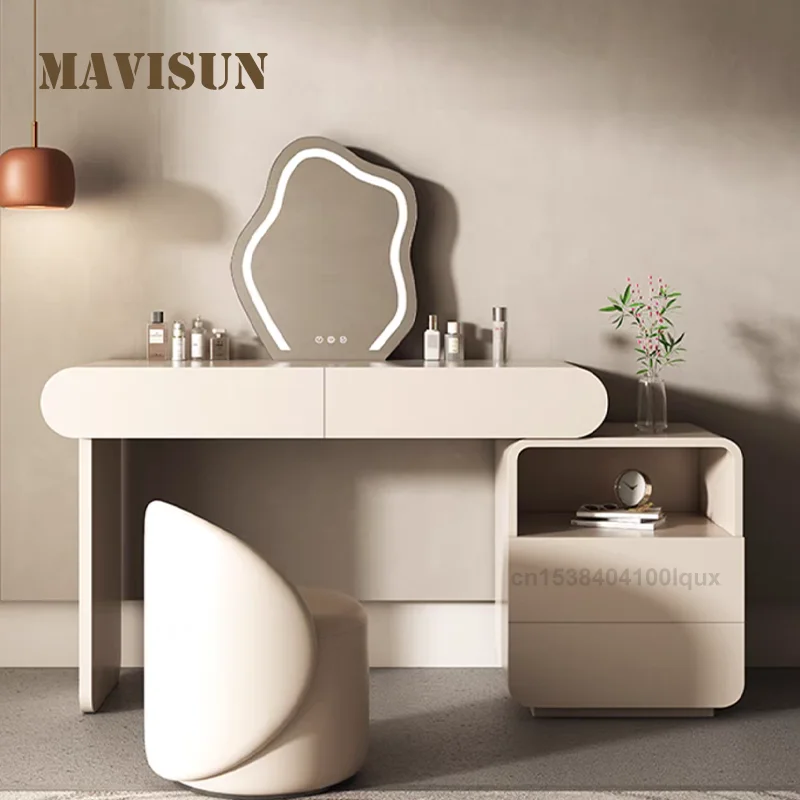 

Современный комод Cream Wind, 75 см, деревянная мебель для спальни с гладкой деревянной поверхностью, функциональный деревянный комод для хранения