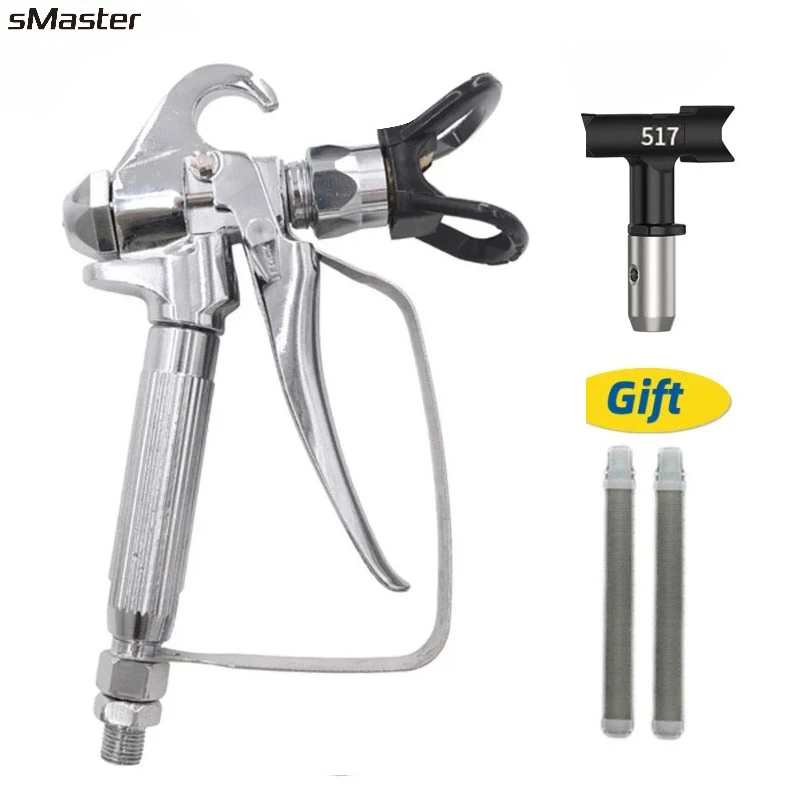 Latex 1/4“ Airless Spray Gun High Quality  For Gra 3600PSI  Electric Paint Sprayers With 517 Spray Tip Best Promotion