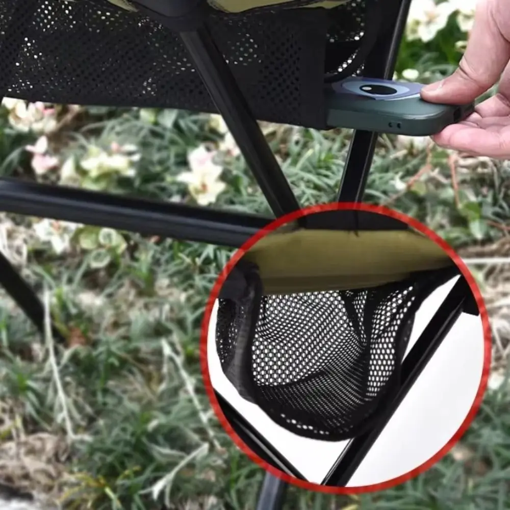 

Aluminum Camping Folding Chair Moisture Proof Lightweight Travel Beach Chairs Waterproof Solid Color Folding Fishing Chair