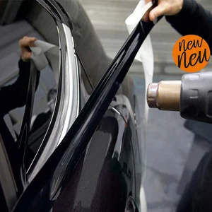 Hochglänzende Vinylhülle, Helligkeit schwarz, Vinyl -Selbstadhäsionsetikett, freie Blase, Fahrzeugfenster -Garnisonspiegel 6 Hauptverkaufsaufkleber Musik - №3