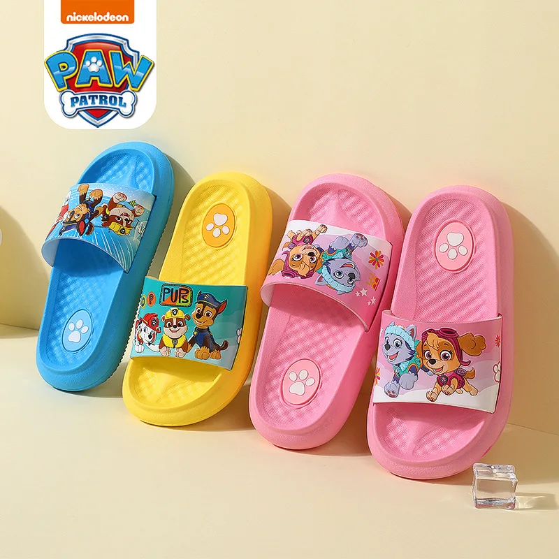 Paw Patrol pantofole estive bambini diapositive ragazzi ragazze bagno infradito casa scarpe basse antiscivolo sandali divertenti per bambini