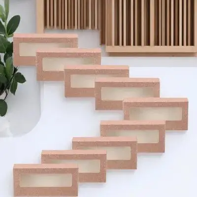 

20Pcs False Eyelashes Packaging Boxes Transparent Lid Lash Storage Case Portable Lash Extension Containers Eyelash Organizer