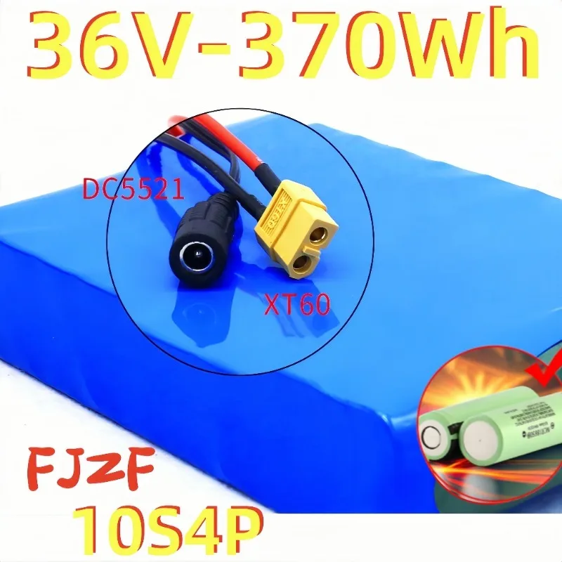 

Batterie au Lithium 42V 18650 36V 10S4P 10000mAh pour vélo électrique voiture vélo moteur Scooter 250W 750W 25A BMS équipé