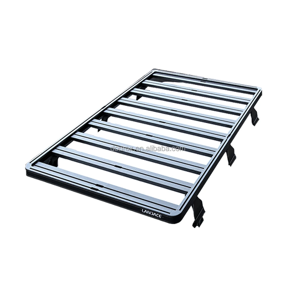 

High Quality Car Roof Racks Powder Coating Aluminium Alloy Cargo Carrier Basket Roof Rack for SUV Toyota LC76