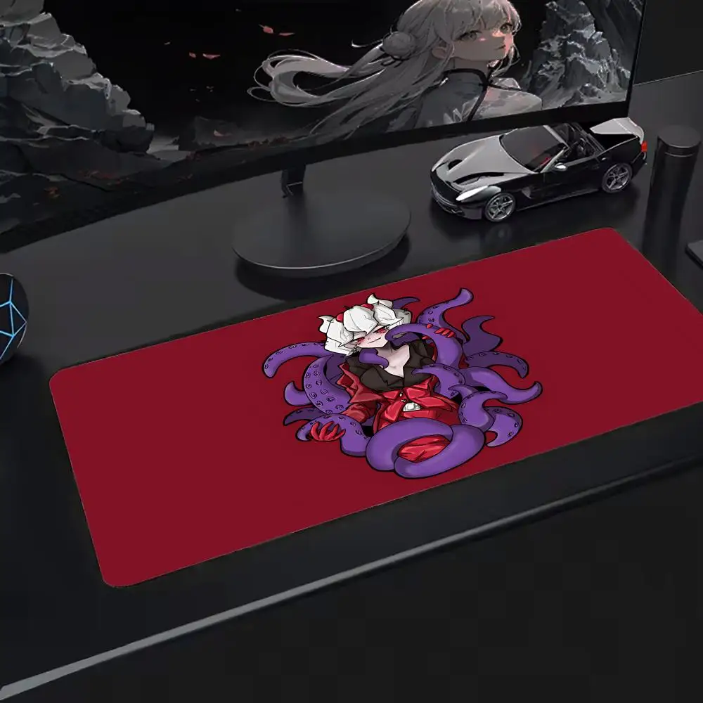 Super Helltaker Mouse Pad Keyboard Desk Mats, Kawai Rubber, Non-Slip Desk Mat, XXL90x40cm