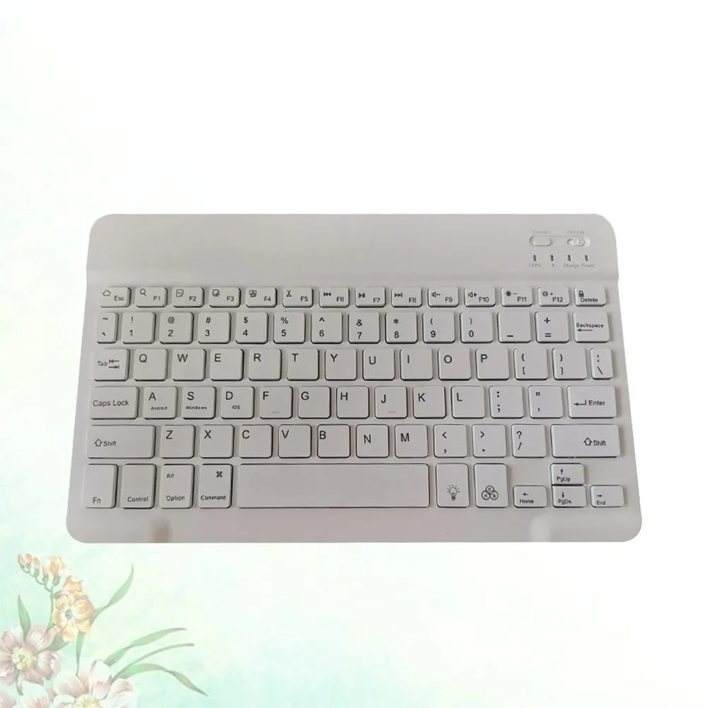 

Wireless Keyboard 10 Inches Colorful Backlight Computer Keyboard Portable Phone Tablet for Travel Outdoor