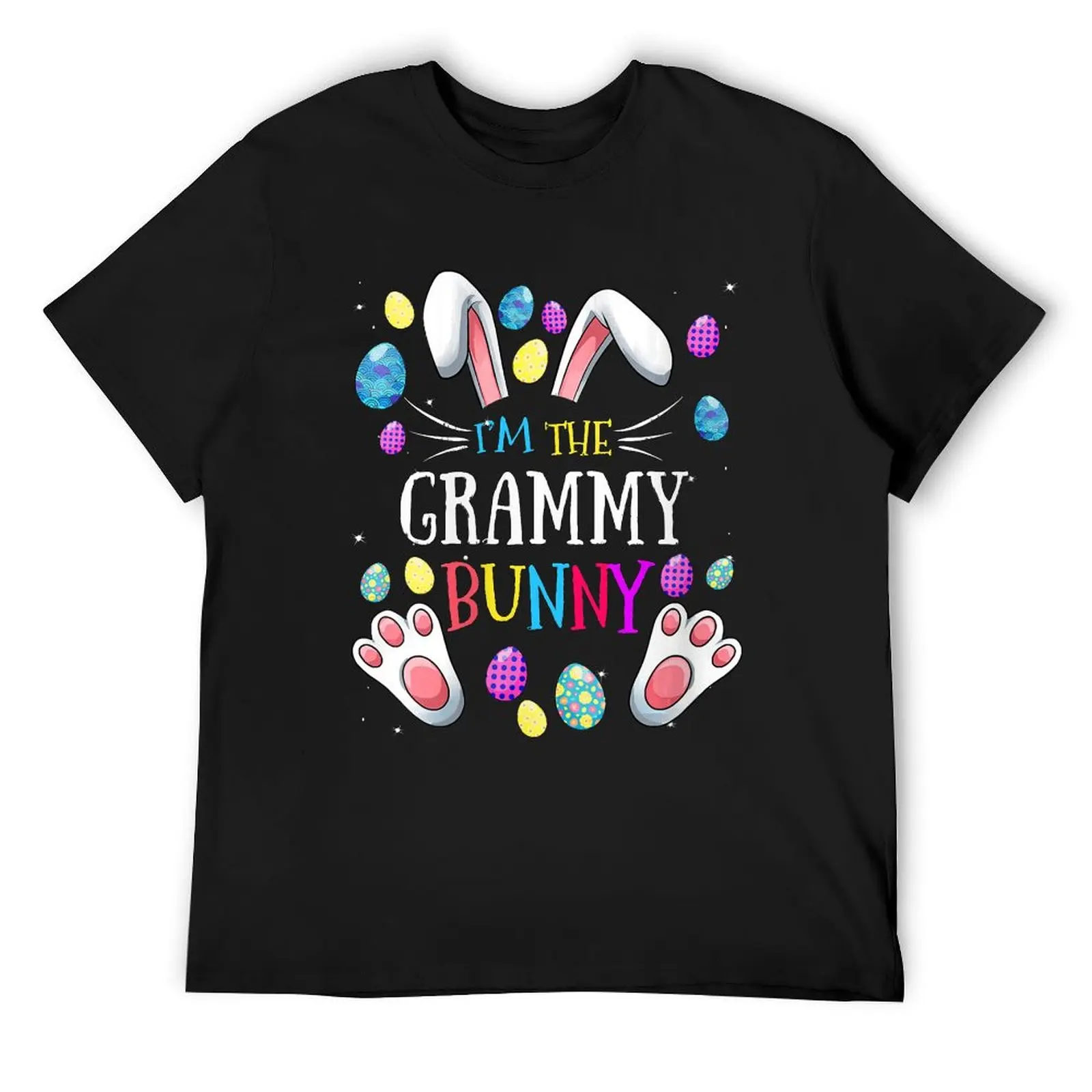 Womens I'm the Grammy Bunny Matching Family Easter Party T-Shirt Short sleeve tee sublime vintage clothes tshirts for men