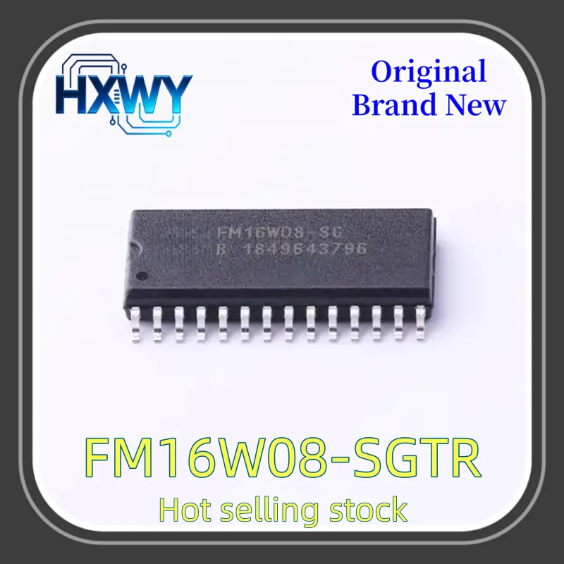 (3/20 pieces) FM16W08-SGTR FM16W08 SOIC-28 Ferroelectric RAM New Electronic Parts Fast Delivery High Quality In Stock