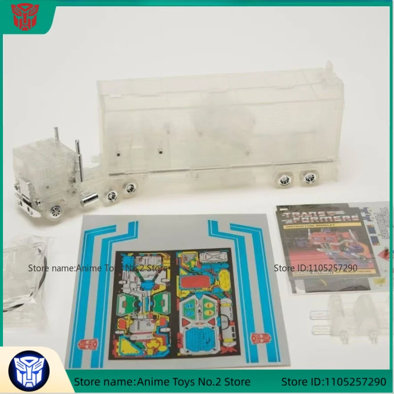 Transformerend speelgoedrobot Movie Studio Series G1 KO Transparant Optimus Prime Actiepop Verjaardagscadeau Model Collectible Origineel