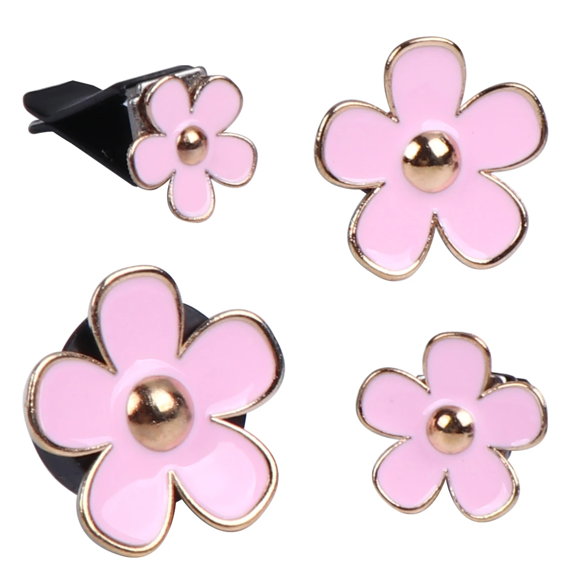 

Aromatherapy Clip Perfume Flower Shaped Diffuser Mini Air Freshener Safe Material Car Interior Decor Travel Gift Car Decoration