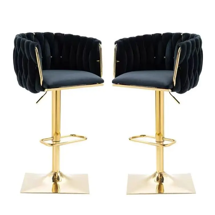 Luxury Design Swivel Kitchen Nordic Modern Bar High Stool Chairs