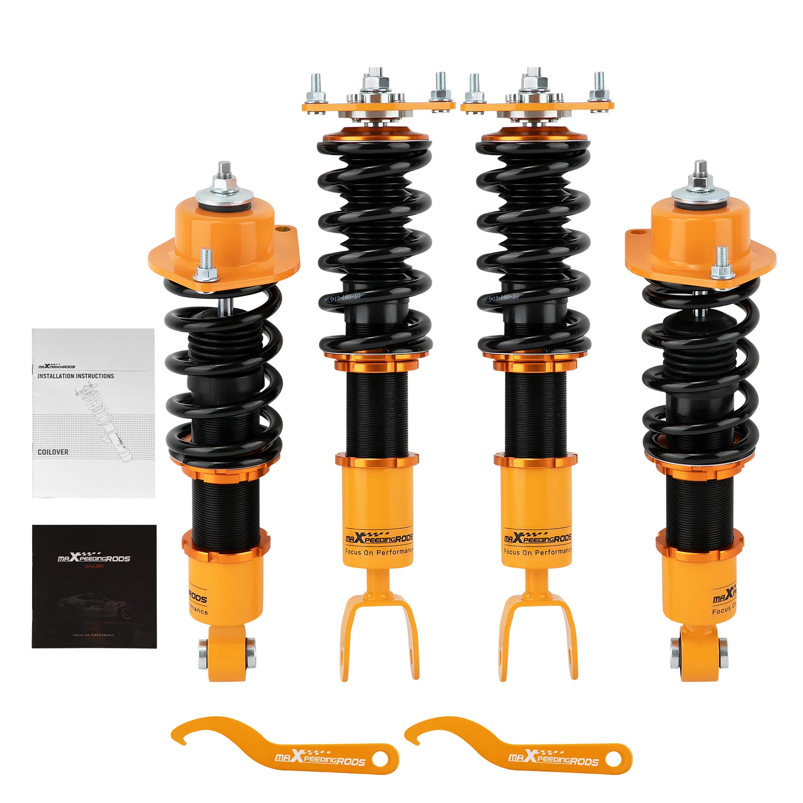 MaXpeedingrods Adjustable Coilovers Suspension Kit for Mazda RX8 RX-8 SE3P 04-11 Shocks Springs Absorbers Struts Coil Over