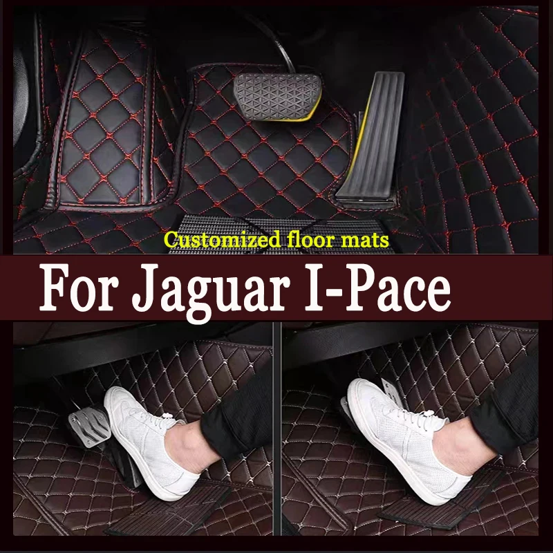 

Car Floor Mats For Jaguar I-Pace IPACE I PACE 2018~2022 Carpet Leather Mat Anti Dirty Pad Cubre Pisos Para Autos Car Accessories