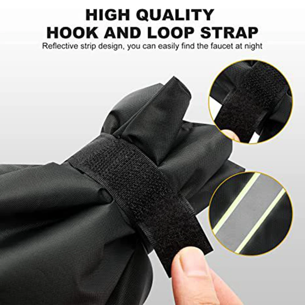 Outdoor Tap Cover, Thickened Outdoor Tap Cover, Winter Frost Protection, Reusable Waterproof Insulation Pack Tap Cover