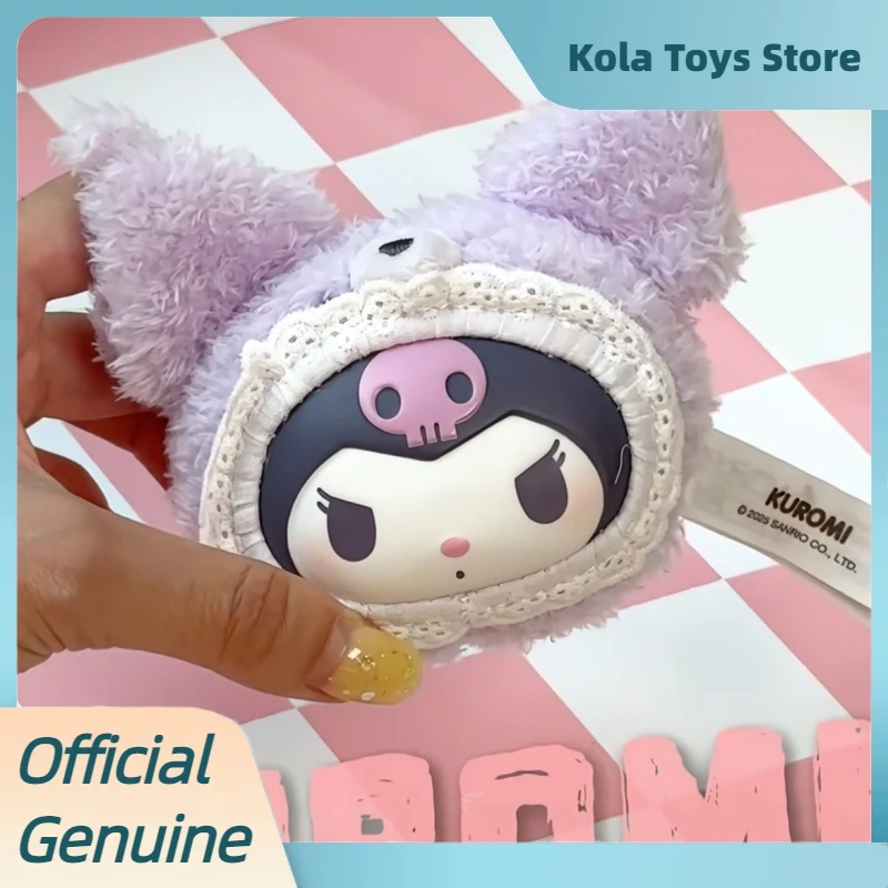 本物のサンリオふわふわテディベアシリーズブラインドボックス可愛いビニールぬいぐるみペンダントフィギュア人形クロミメロディミステリーボックストイズギフト