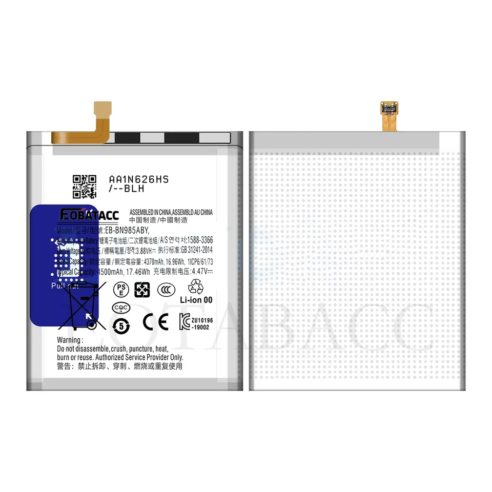 EOTABACC batería nueva original EB-BN985ABY 4500mAh de repuesto para Samsung Galaxy Note 20 Ultra, baterías para teléfono + herramientas 4