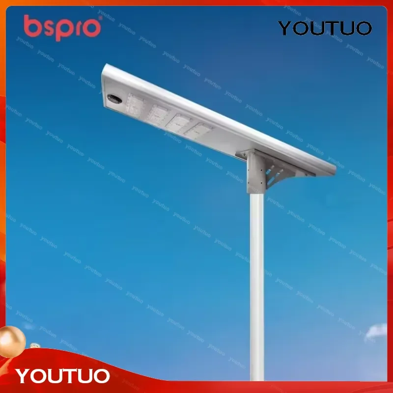 100W Engineering Solar Street Light All in One High Brightness IP65 Waterproof LED Lamp   Highway Municipal Project