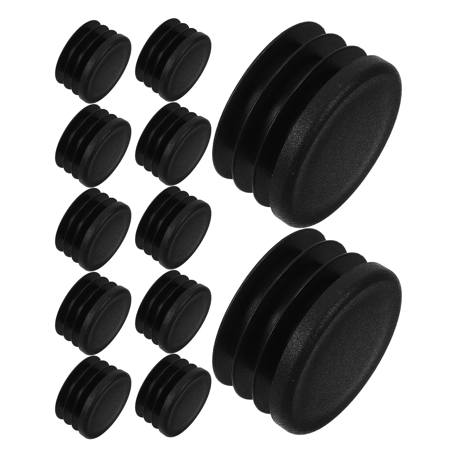 100 قطعة الأثاث المستديرة الساق المقابس قوي ارتداء مقاومة الجدول أنبوب نهاية قبعات كرسي حماة عازل للصوت مقاومة للخدش #1