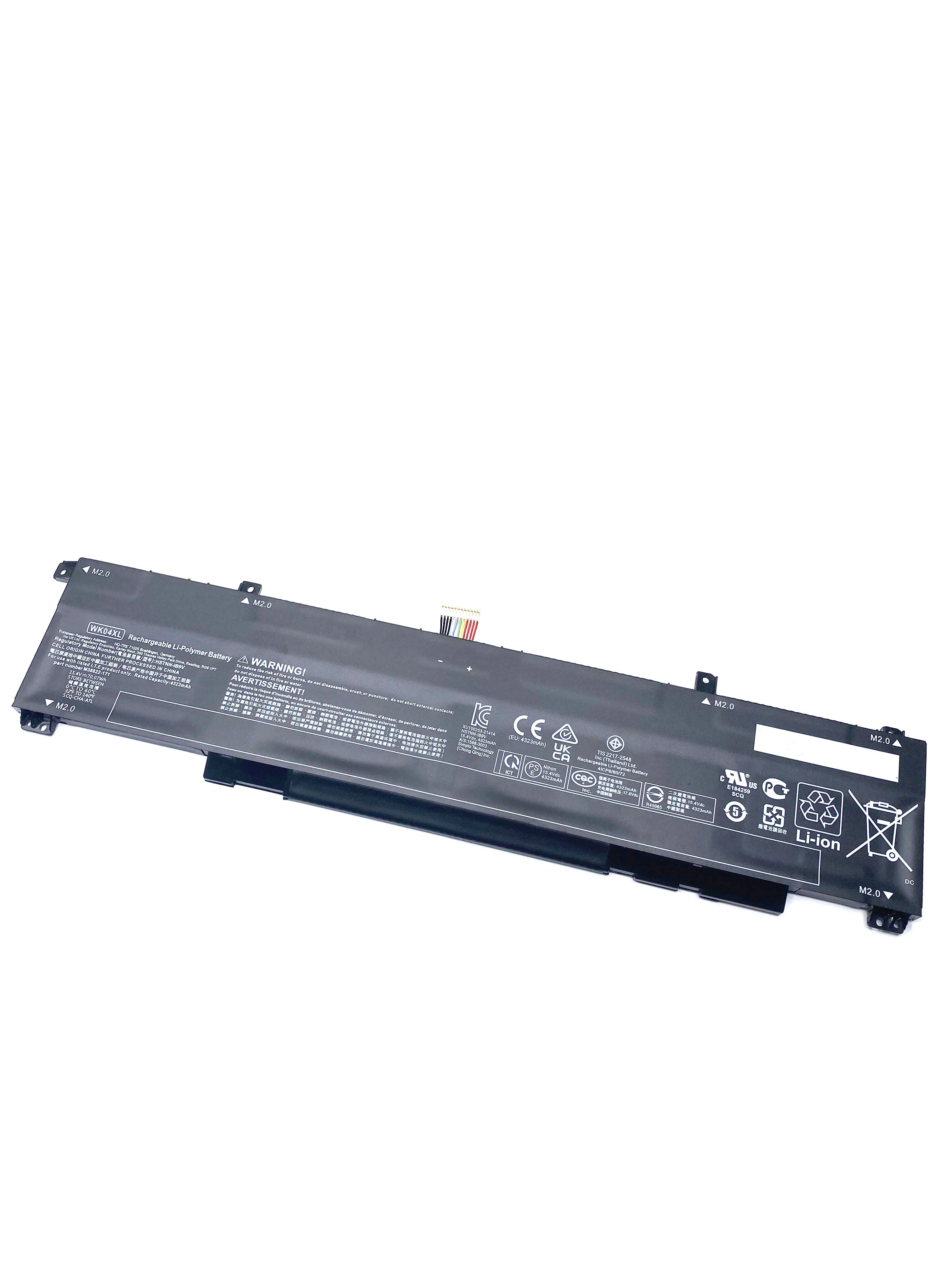 New 15.4Wh WK04XL Laptop Battery For HP Victus 16-e 16-d OMEN 16-b 16-c Series M38822-AC1 M38822-171-CE1 M39179-005 HSTNN-IB9V