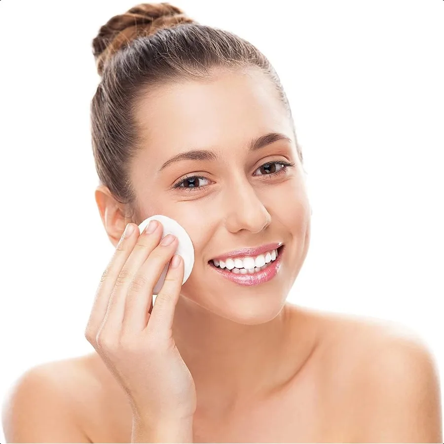 Cotton Rounds 300 Count Makeup Remover Pads Face Cotton Pads Facial Cleansing Round Cotton Pads LintFree