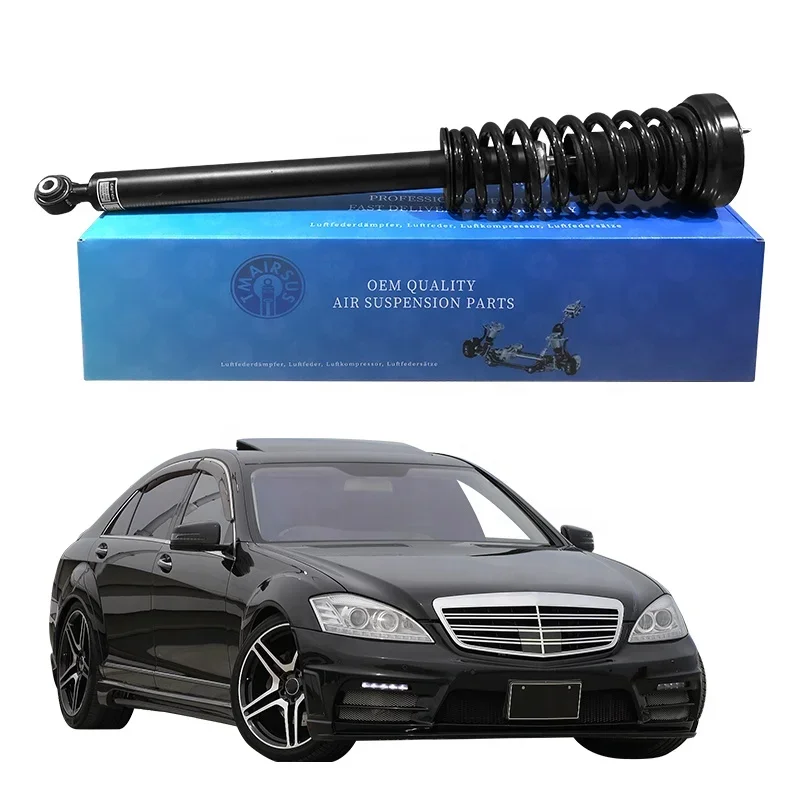 

One Pair Front And Rear Air Spring To Coil Spring Shock Conversion Kit Set For W221 S-Class 2007-2012