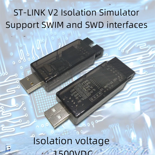 Isolated ST-LINK V2 STM8/STM32 Emulator Programming Download Burning Debugging Stlink