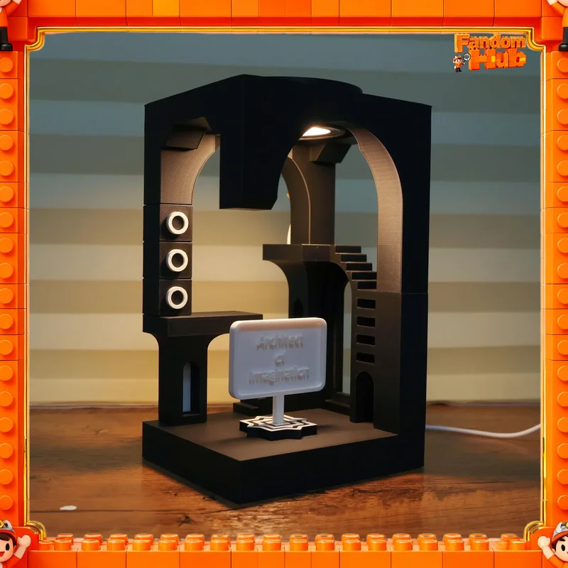 

Monument Valley Decorative Light 3d Printed Handmade Creative Gift Game Merchandise Bedside Light Night Light Gift For Fans