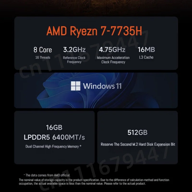 Xiaomi Laptop REDMI Book 14 /REDMI Book 16 R5-7535H/R7-7735H 16G