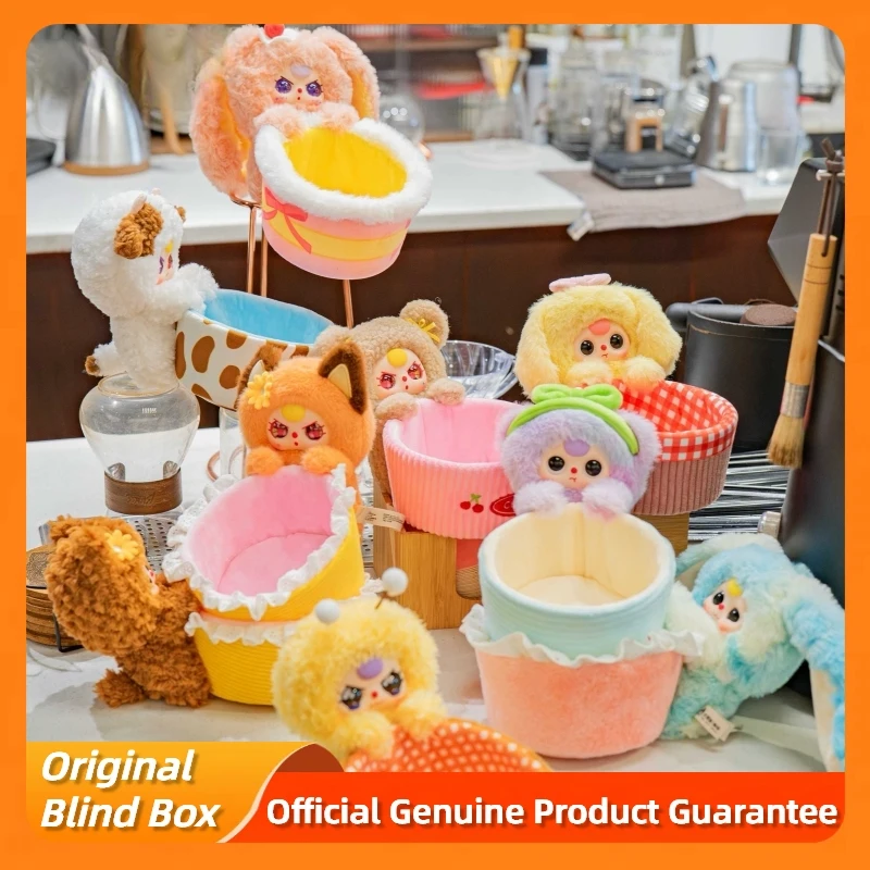 

Подлинная детская три корзины для хранения, плюшевая глухая коробка, милая кукла, настольная коробка для хранения мелочей, загадочная коробка, модные игрушки, рождественские подарки