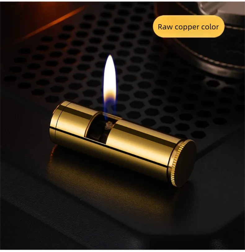 

Brass Push Button Ignition Lighter Colibri Retro Style Unique Shape Drop Ship Supported
