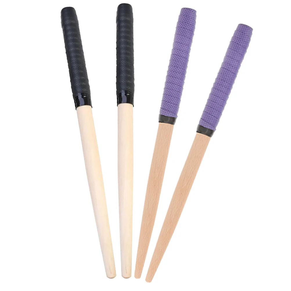 

2Pairs Wooden Drumsticks Lightweight Portable Easy to Transport Suitable for Different Drum Types Musician Tool