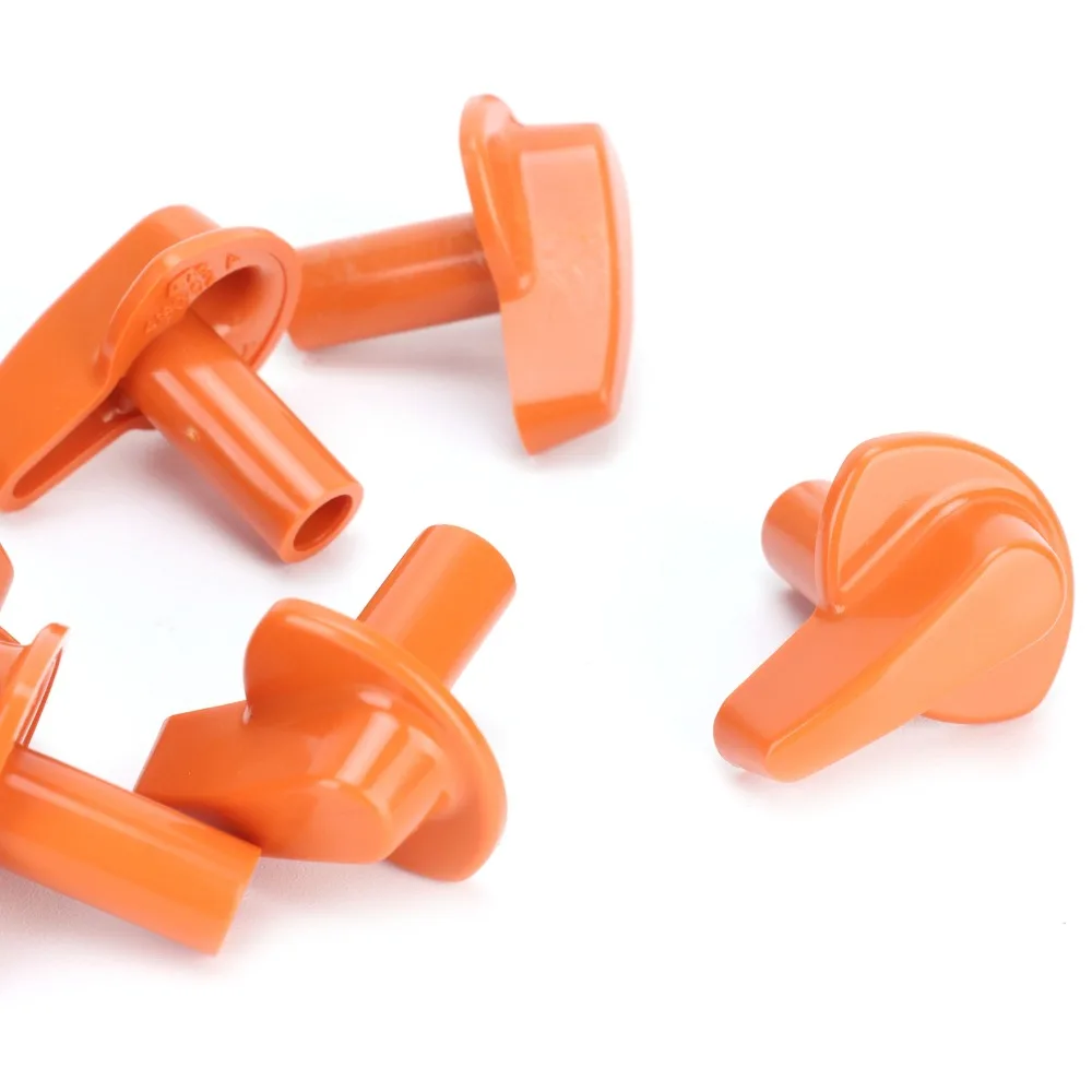 20PCS Orange Choke Knob Easy Installation Compact Choke Knob Kit for STIHL FS100 FS110 FS120 FS130 FS160 FS180 FS200 FS220 FS250