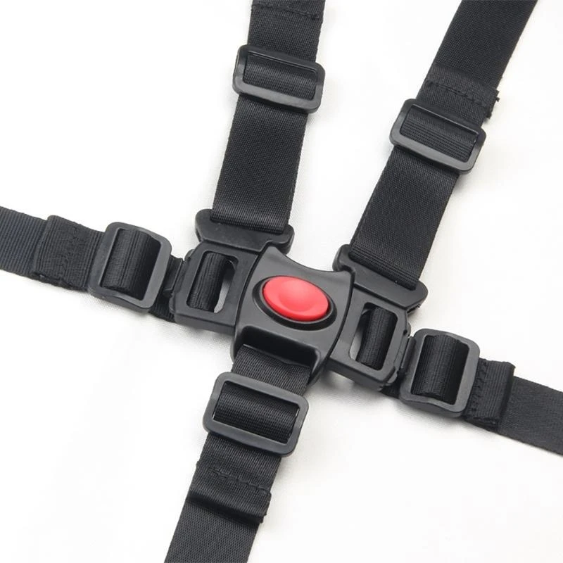 Cinturón seguridad para bebé J15U, cómodo cinturón seguridad para bebé fácil usar, plegable para ir compras