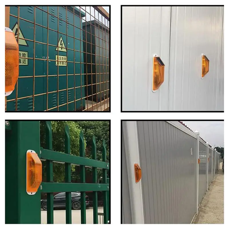 New Warning LED Lamp Strobe Solar Lamp Solar Warning Lamp Chip Control Bridge Night Driving Safety Light Traffic Caution Light