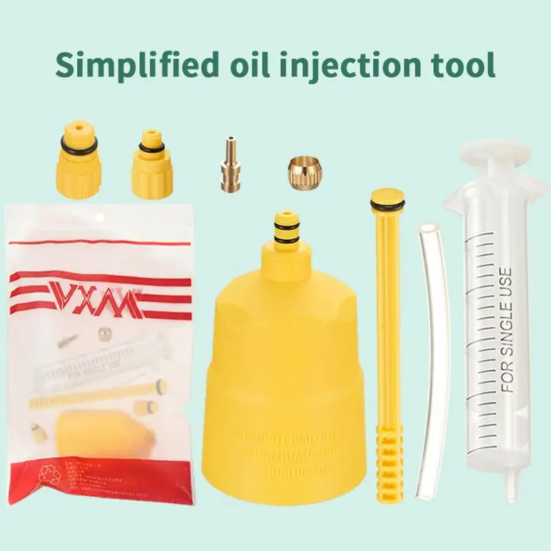 

Bicycle Repair Kit, Brake Oil Injection Accessory for Highway Vehicles, Disk Brake Fluid Replenishing Tool.