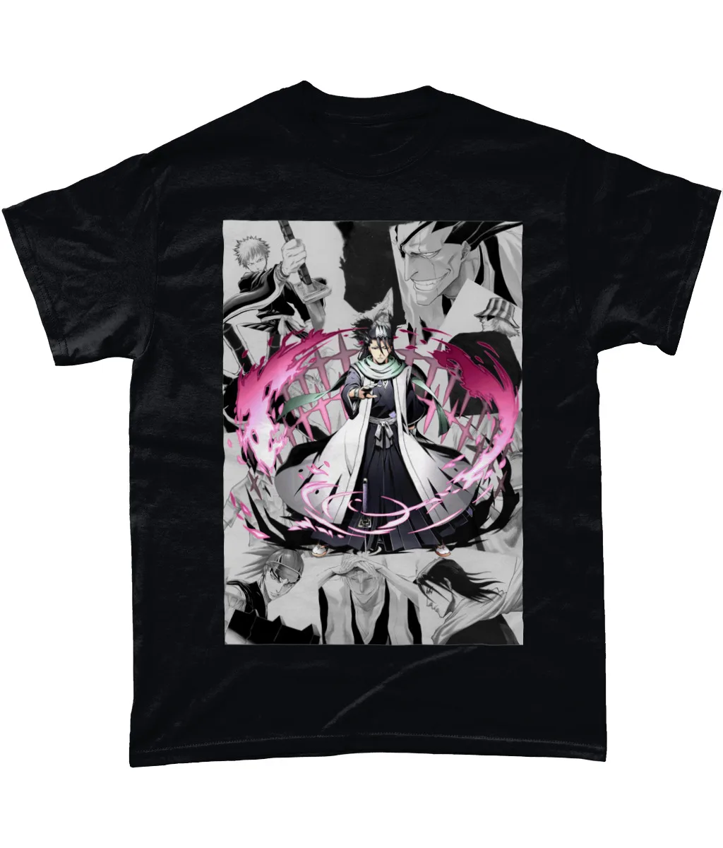 Bleach BYAKUYA BANKAI Manga Strip Anime Unisex Tshirt T-Shirt Tee ALL SIZES