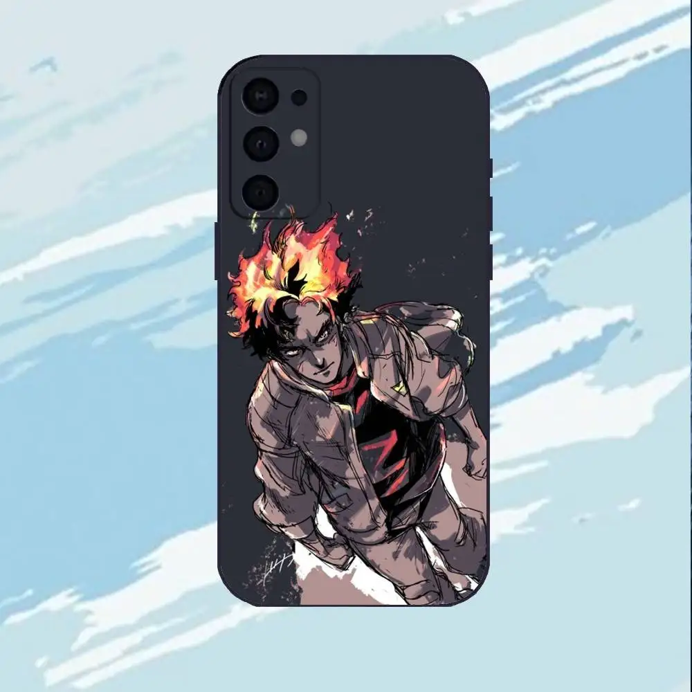 Etui na telefon Anime M-Megalo Box do Samsunga S25, S24, S23, S22, S21, S20, Plus, Lite, miękka czarna obudowa