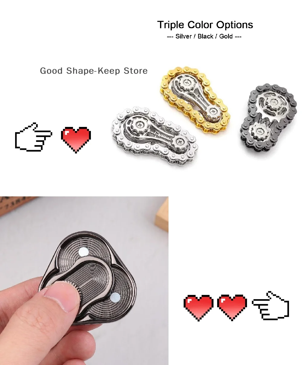 ของเล่นแม่เหล็กคลายเครียดแบบเลื่อน EDC โลหะ สำหรับผู้ใหญ่ ช่วยลดความวิตกกังวล