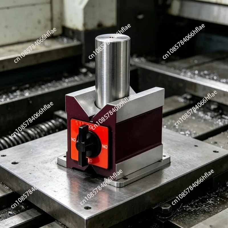 Magnetic V-Block On Off Switch Base Wire EDM Workholding Fixture