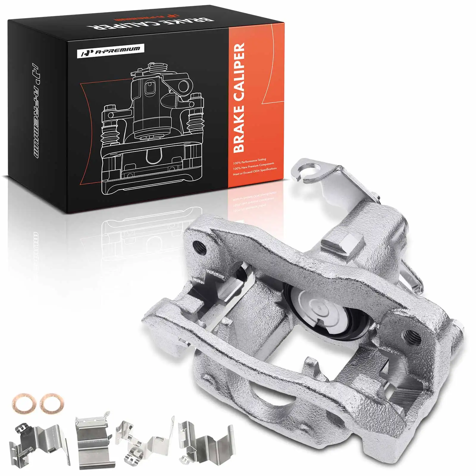 A-Premium Rear Right Brake Caliper with Bracket for Dodge Grand Caravan 2013-2016 Chrysler Town & Country 2013-2016 Ram C V