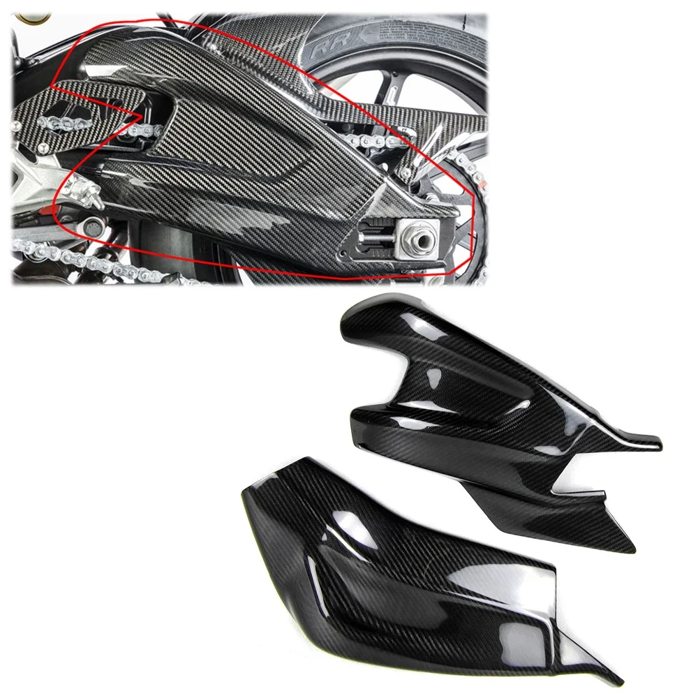 Carbon Fiber Motorcycle Accessories Swingarm Protection Cover Chain Protection for S1000RR S1000 RR 2015-2018